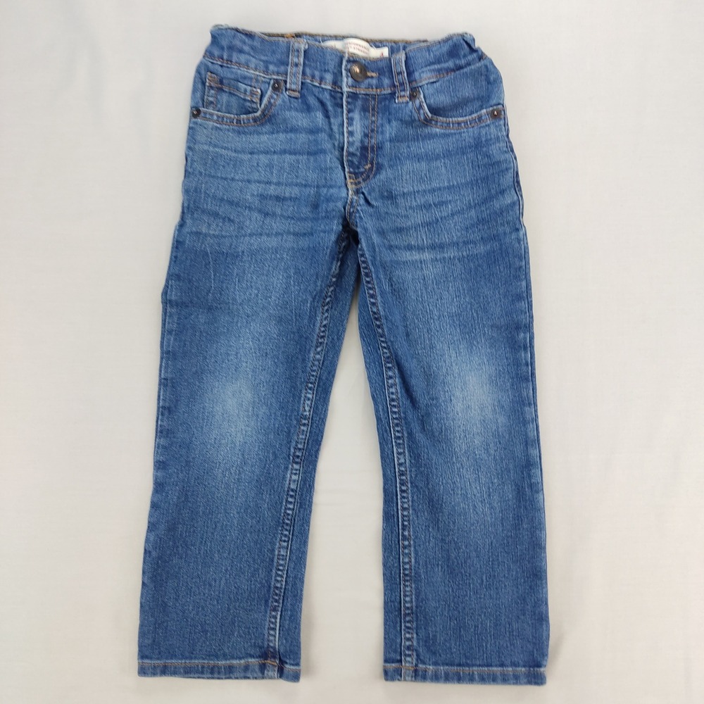 Levi's Jeans Boys 4 Blue Performance 514 Straight Leg Medium Wash Denim